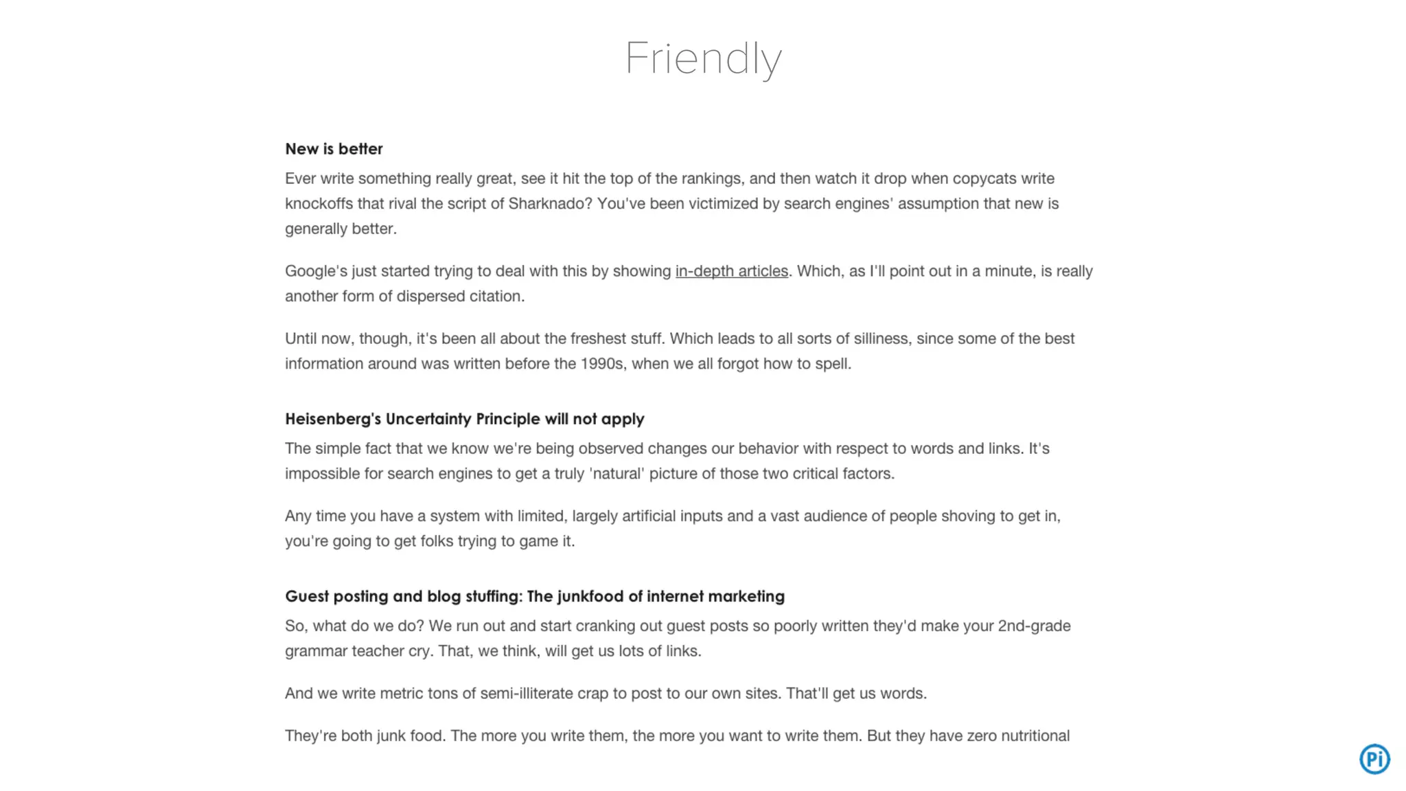 Second, use headings to organize your prose
 
