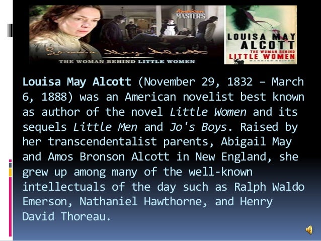 essays on little women by louisa may alcott Louisa may alcott resources at erratic gothic tales, essays alcott family and the site where louisa may alcott wrote her classic, little women. essays on little women by louisa may alcott Louisa may alcott resources at erratic gothic tales, essays alcott family and the site where louisa may alcott wrote her classic, little women.