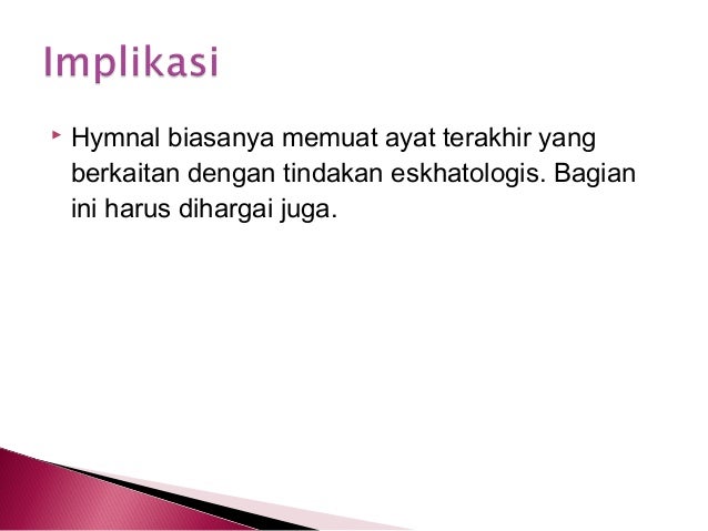 Makalah Liturgi prinsip dasar dan implikasi dalam 