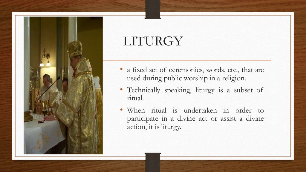 Liturgy and devotional music