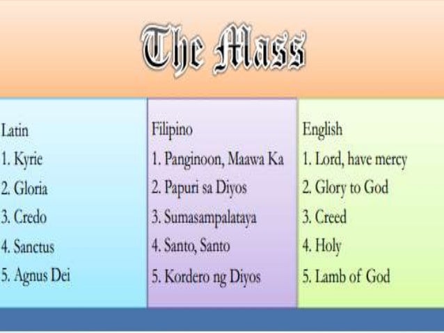 kyrie in filipino