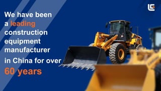 We have been
a leading
construction
equipment
manufacturer
in China for over
60 years
 