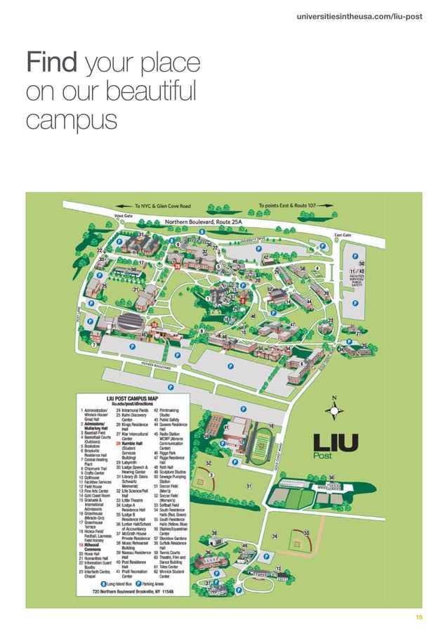 Long Island University post brochure PDF
