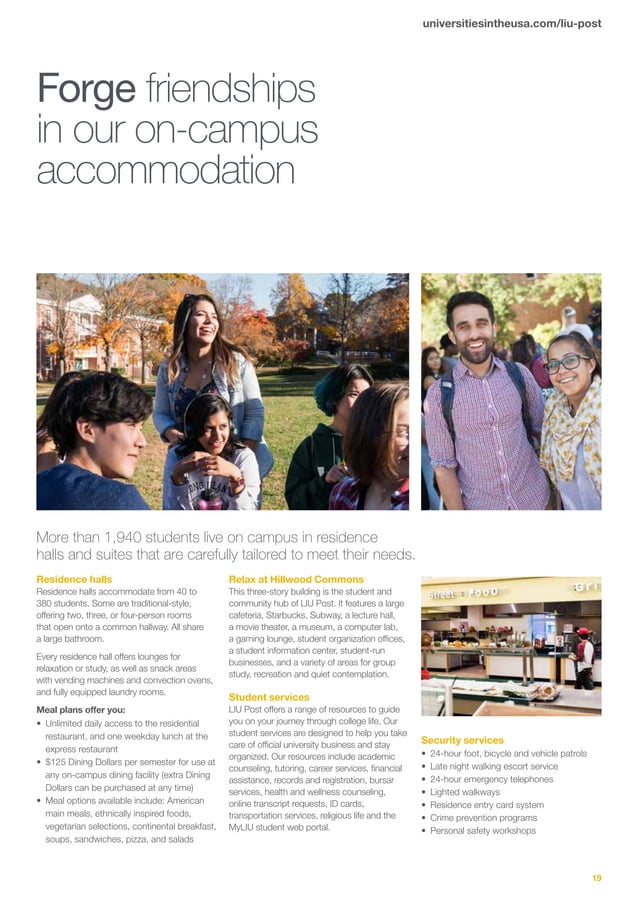 Long Island University post brochure PDF
