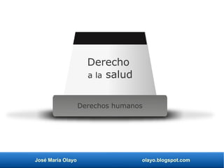 José María Olayo olayo.blogspot.com
Derecho
a la salud
Derechos humanos
 