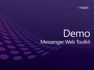 DemoMessenger Web Toolkit
