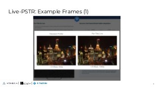 Live-PSTR: Example Frames (1)
9
9
 