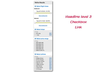 Headline level 3
  Checkbox
     Link
 