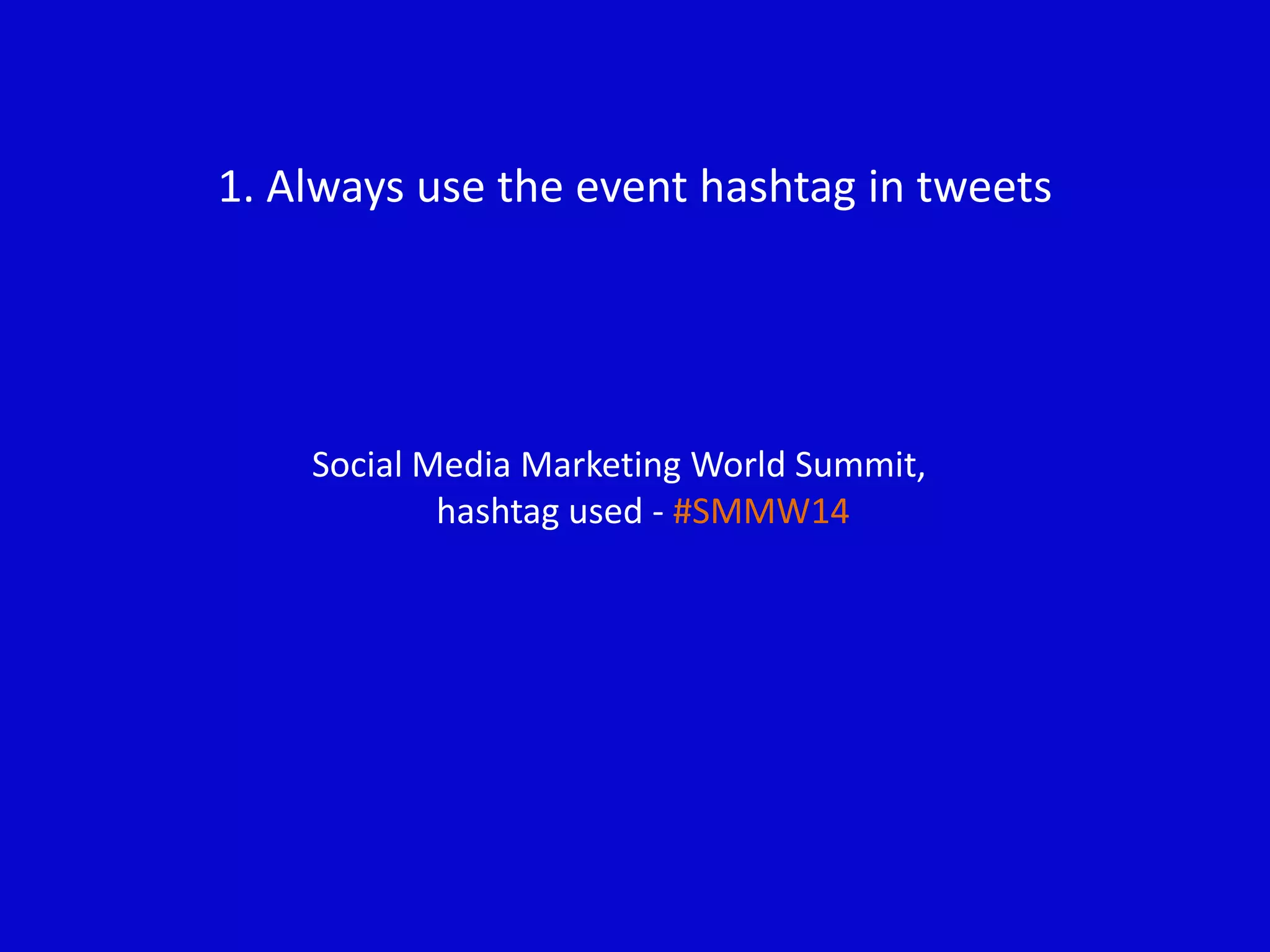 Live Tweeting Tips For Dummies With Examples | PDF