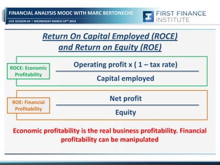 Live #4 financial analysis mooc | PPTX