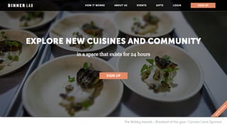 The Webby Awards :: Breakout of the year / Cannes Lions Sponsor
 