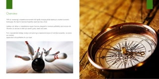 Overview

With an increasingly competitive environment and rapidly changing trends leading to uncertain economic
landscapes, the need to maximize hospitality assets becomes critical.


LiveBean can deliver a comprehensive range of services designed to maximize profitability and minimize risk.
We tailor our services to meet your specific goals, needs and assets.


From corporate-level strategic analysis and planning to operational reviews of individual properties, we ensure
you maintain
appreciation and profitability for your asset.
 