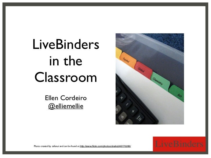 LiveBinders in the Classroom