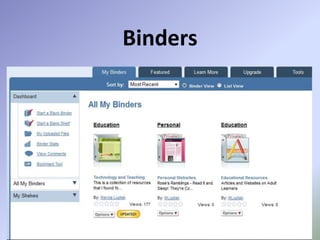 Binders
 