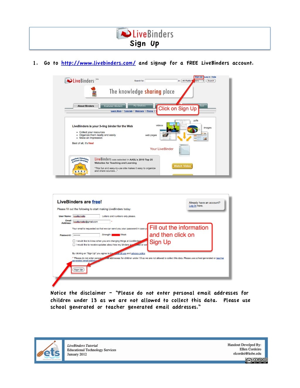 LiveBinders Tutorial