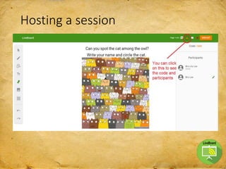 Hosting a session
 