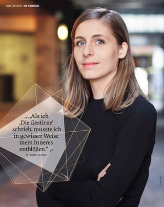 →
↵
ELEANOR CATTON
©RobertCatto
BELLETRISTIK . IM PORTRÄT
 