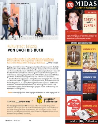 Midas Collection
SCHENKEN SIE STIL
SCHENKEN SIE SINN
SCHENKEN SIE SPASS
M I D A S
THILO BAUM
UNSERE WEIHNACHTSTIPPS
spitzentitel
SACHBUCH-BESTSELLER
MIDAS
 