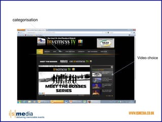 categorisation




                 Video choice
 