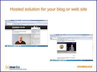 Hosted solution for your blog or web site
 