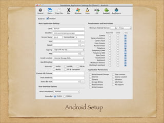 Android Setup
 