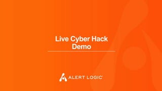 Live Cyber Hack
Demo
 