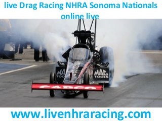 live Drag Racing NHRA Sonoma Nationals
online live
www.livenhraracing.com
 