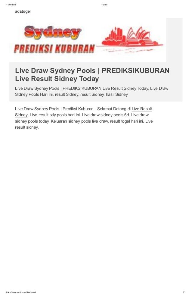 Togel Pools Live Draw
, Live Draw Sydney Pools