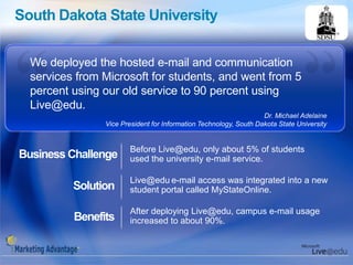 Anywhere access to your digital campus with one identityEXAMPLE: Single Sign OnAnywhereOnline Services