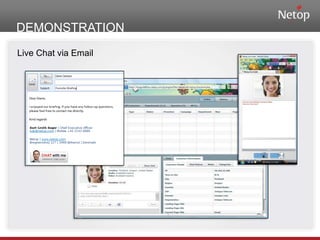DEMONSTRATIONLive Chat via Email 