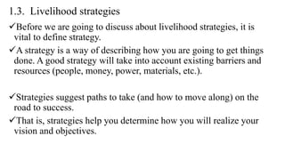 livelihood chapter one.pptx