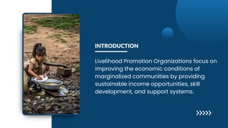 Livelihood Promotion Organization Empowering Sustainable Communities | PDF