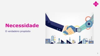Necessidade
O verdadeiro propósito
3
 