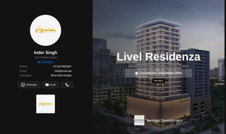 Livel Residenza at JVC, DUbai - Vantage Properties.pdf