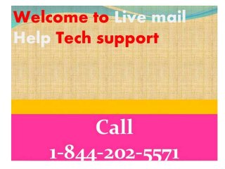 1-844-202-5571 livemail Tech support phone number for password recovery