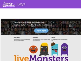 Vencedor Startup Weekend São Paulo Universitários 2013 - liveMonsters