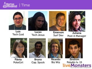 Vencedor Startup Weekend São Paulo Universitários 2013 - liveMonsters