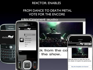 RE4CTOR: ENABLES   FROM DANCE TO DEATH METAL VOTE FOR THE ENCORE 