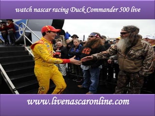 watch nascar racing Duck Commander 500 live
www.livenascaronline.com
 