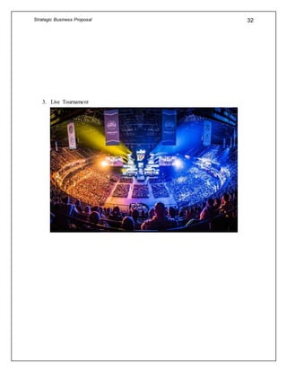Strategic Business Proposal 32
3. Live Tournament
 