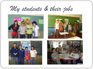 My students & their jobs
 