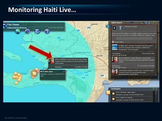 Monitoring Haiti Live…
 
