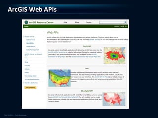 ArcGIS Web APIs
 
