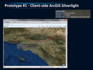 Prototype #1 - Client-side ArcGIS Silverlight
 