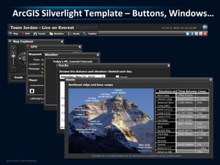 ArcGIS Silverlight Template – Buttons, Windows…
 