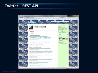 Twitter – REST API
 
