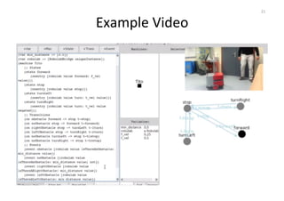 Example 
2: 
Obstacle 
Avoider 
 
	
 
 	 
	
 

 
	
 

 