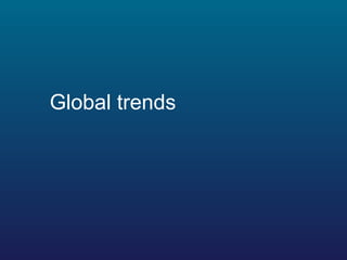 <ul><li>Global trends </li></ul>
