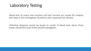 Liver diseases clinical presentation and management in pediatrics | PDF