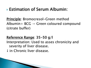 Liver and Liver function tests | PPTX